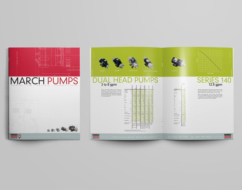 Brochure Design March Pumps