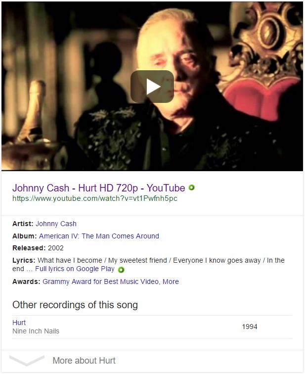 Johnny Cash Hurt and the Skyscraper Technique