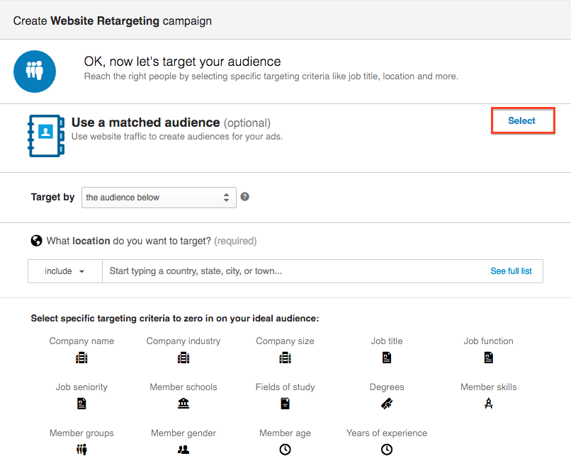 How to Use LinkedIn Matched Audiences
