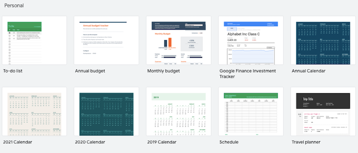 Google Sheets