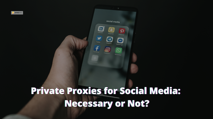 Private Proxies for Social Media