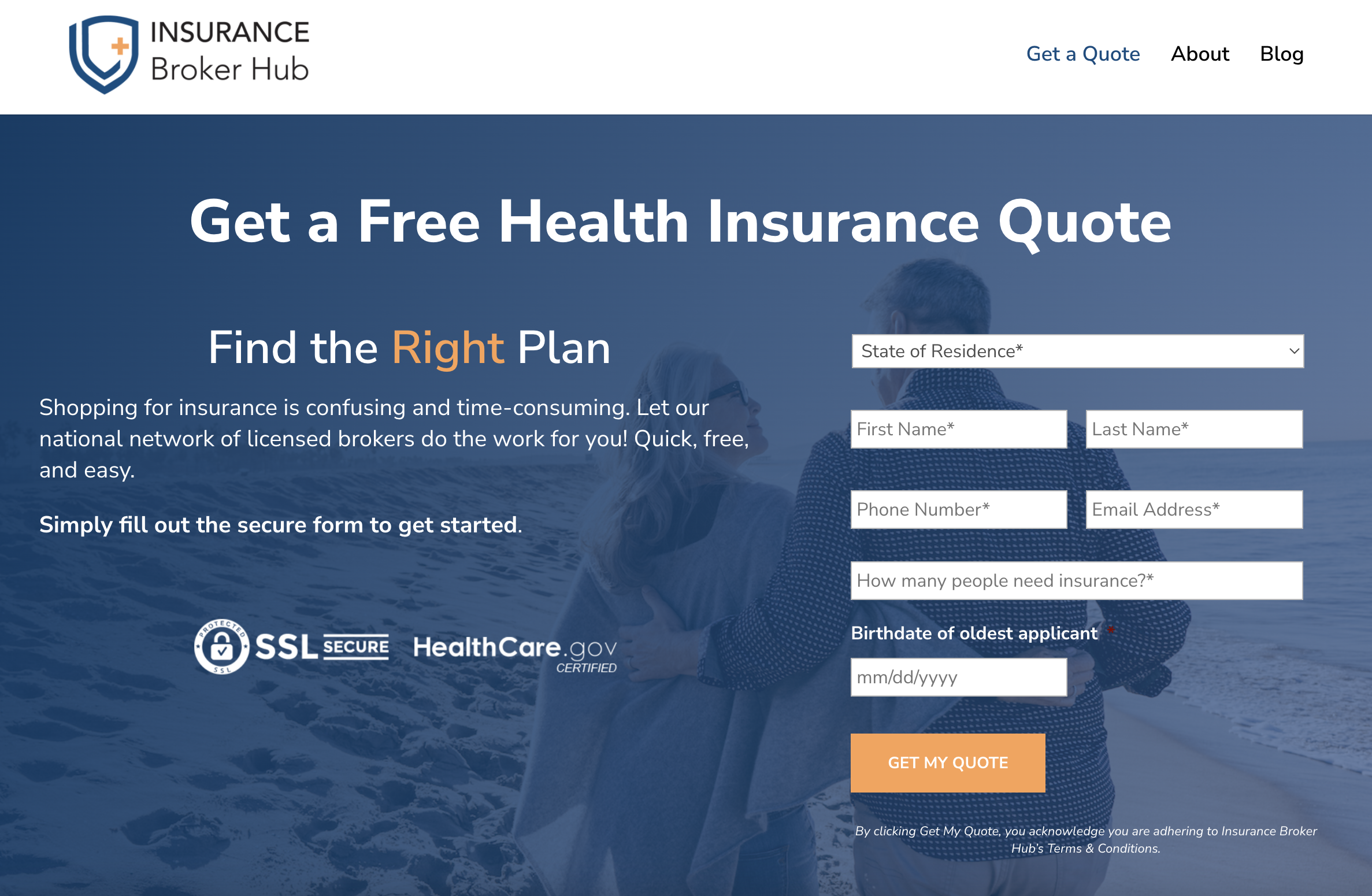 Insurance Broker Hub Website Design